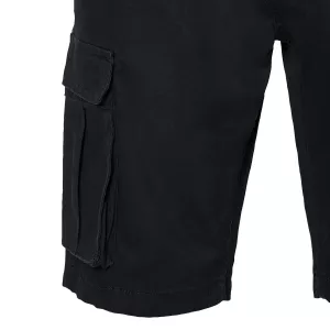 Bermuda stretch cargo noir grande taille 36US - 54US-P42