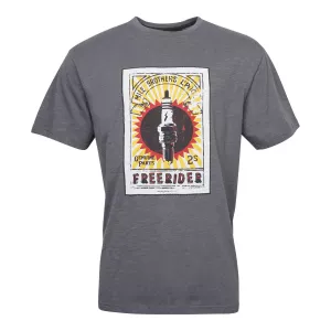 T-shirt Replika Free Rider Mélange de gris-5XL
