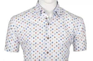 Chemise Beige  manche courte de 3XL à 6XL