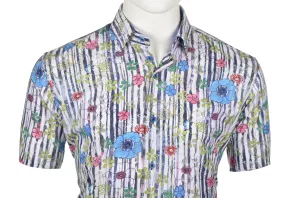 Chemise vert manche courte de 3XL à 6XL