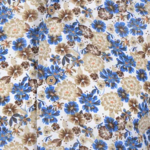 Chemise lin Brun manche courte de 3XL à 6XL-6XL