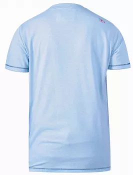 T-shirt bleu clair manche courte de 3XL à 6XL-5XL