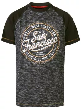 T-shirt D555 San Francisco Rodeo Beach noir