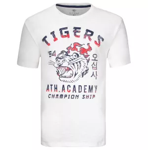 T-shirt tigre Ath. Academy Mélange de gris clair-4XL