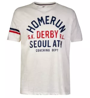 T-shirt manche courte blanc 3XL à 5XL