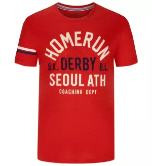 T-shirt manche courte rouge 3XL à 5XL