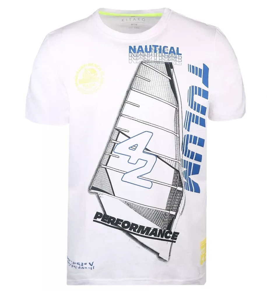 T-shirt manche courte blanc 3XL et 4XL-3XL