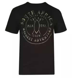 T-shirt manche courte noir 3XL à 7XL