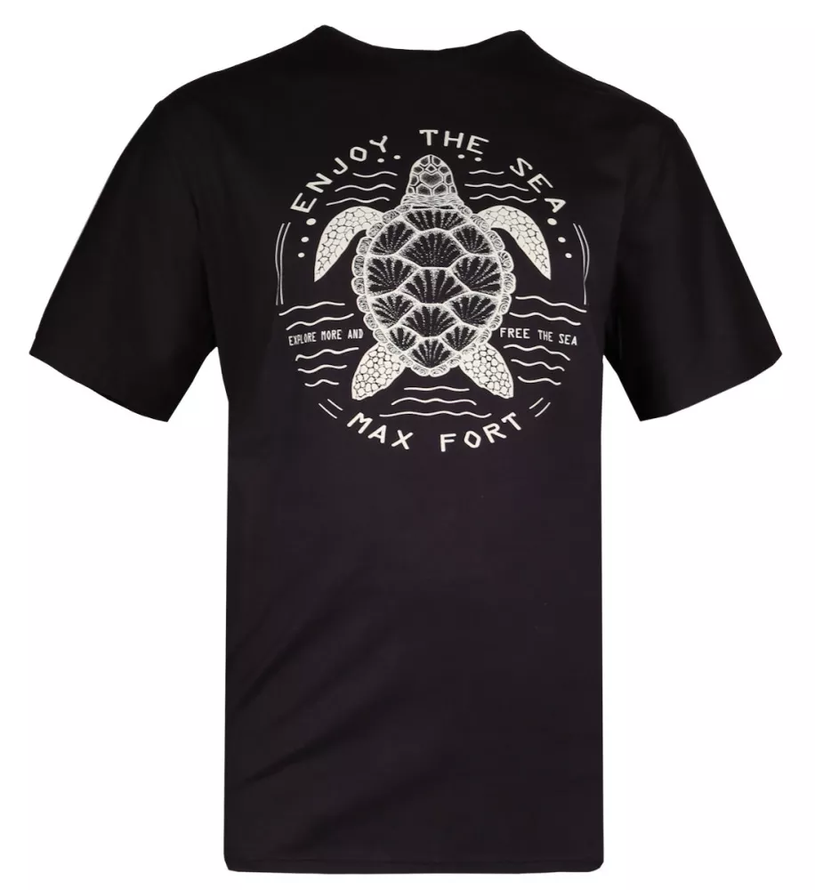 T-shirt tortue Enjoy the Sea bleu marine -3XL