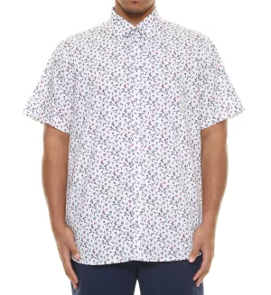 Chemise manche courte blanche de 3XL à 8XL-6XL