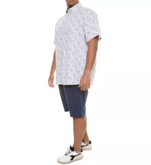 Chemise manche courte blanche de 3XL à 8XL-6XL