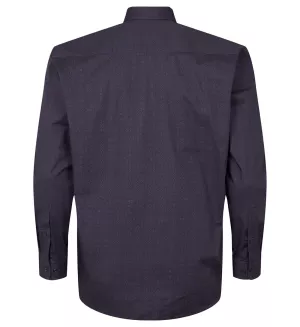 Chemise manche longue bordeaux de 3XL à 8XL-7XL