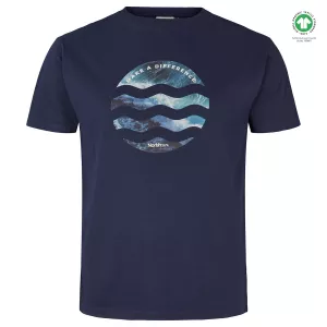 T-shirt manche courte bleu marine 2XL Ã 6XL coton responsable