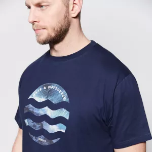 T-shirt North 56°4 bleu marine Make a Difference-3XL