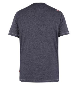 T-shirt Mélange de bleu manche courte de 3XL à 6XL-5XL