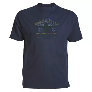 T-shirt manche courte bleu marine Denim Goods