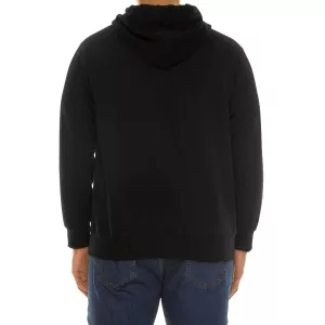 Sweatshirt zippé à capuche noir 4XL et 6XL-4XL