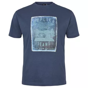 T-shirt Replika Jeans manche courte Mélange de bleu de 3XL à 6XL