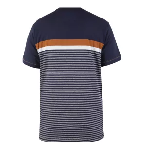 T-shirt bleu marine manche courte 4XL-4XL