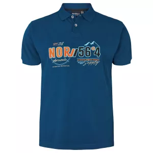 North 56.4 Polo manche courte bleu Monaco de 3XL à 10XL