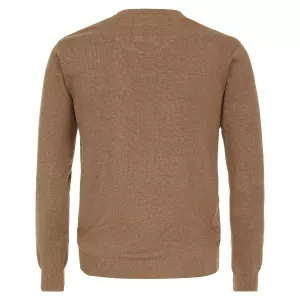 Pull Col rond manche longue Camel-6XL