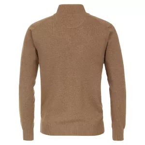 Pull Cardigan zippé Camel-4XL