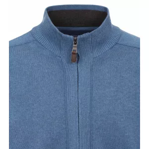 Pull Cardigan zippé bleu admiral-3XL