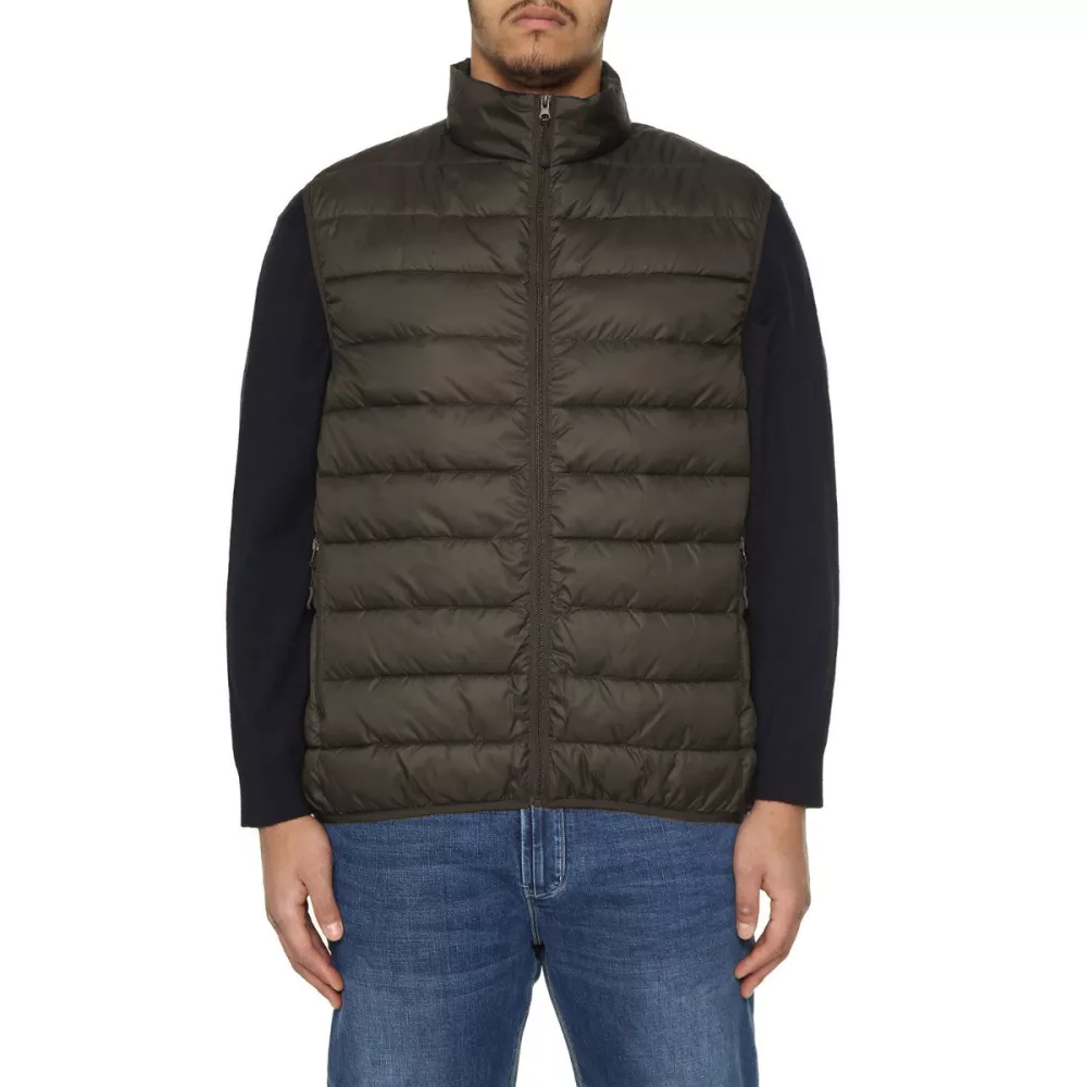 Doudoune sans manche Vert army de 3XL à 8XL-6XL