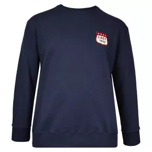 Sweatshirt écusson EASY 1930 bleu-3XL