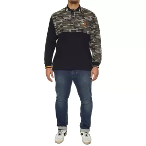 Polo piquet manche longue camouflage de 3XL à 8XL-8XL