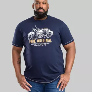 T-shirt Duke Bike True Original bleu marine-6XL