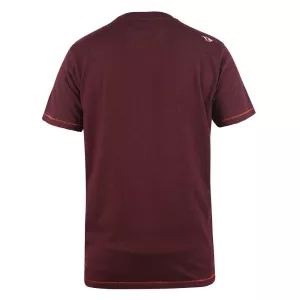 T-shirt manches courtes Aubergine de 3XL à 4XL-4XL