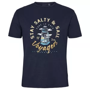 T-shirt Stay Salty & Sail Voyagers bleu marine