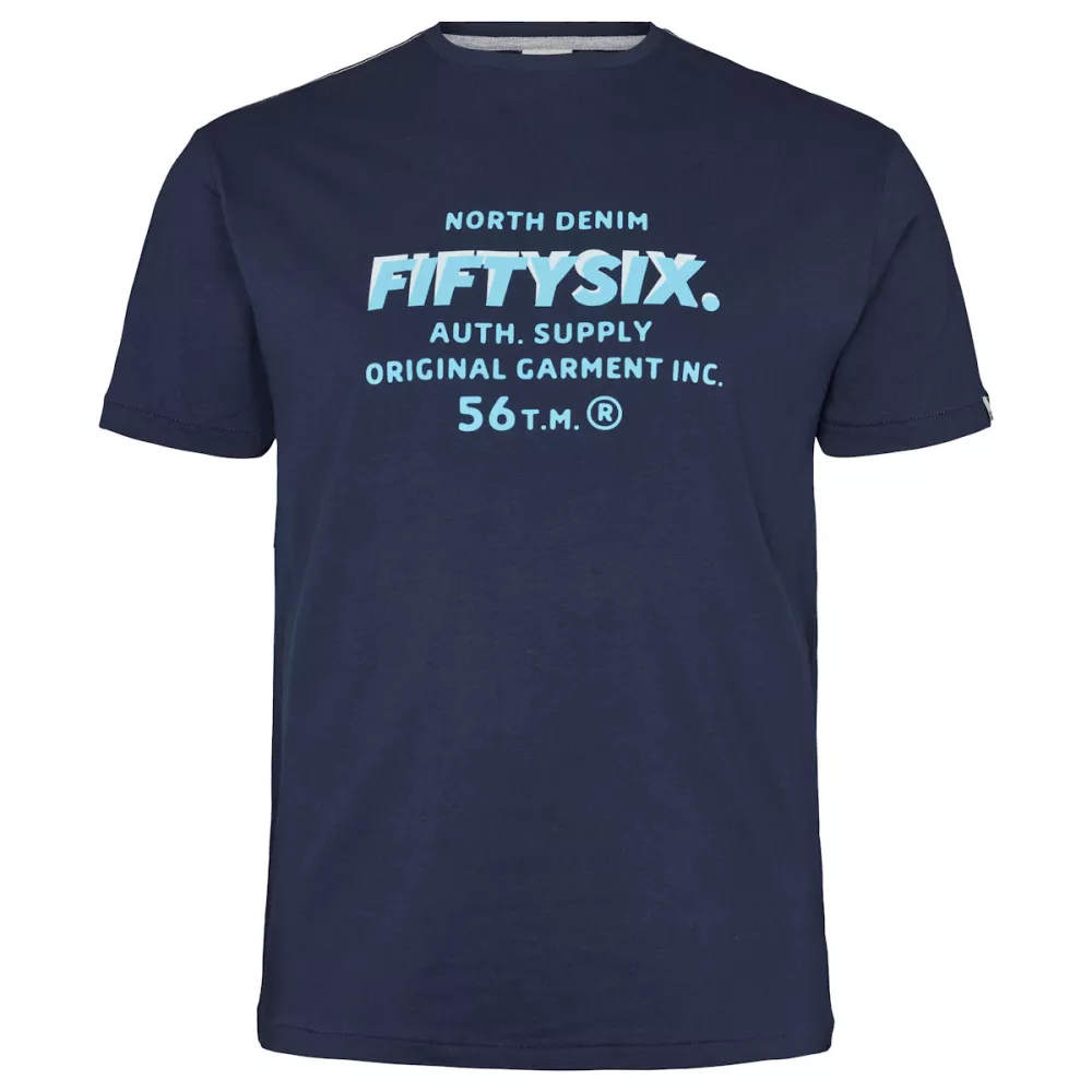 T-shirt North Denim FiftySix bleu marine-3XL