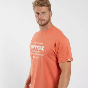 T-shirt North Denim FiftySix Orange saumon-5XL