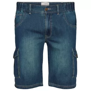 Short jeans bleu délavé grande taille 2XL - 8XL-5XL