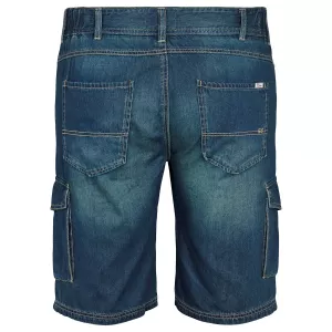 Short jeans bleu délavé grande taille 2XL - 8XL-5XL