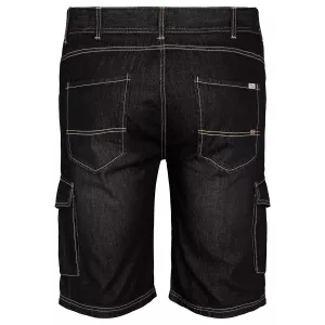 Short jeans noir délavé grande taille 2XL - 8XL-7XL