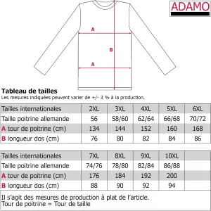 Pyjama boutonné bleu marine coton-8XL