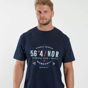 T-shirt Nordic Shores 56°4 NOR bleu marine-2XL