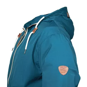 Blouson léger unisexe imperméable bleu pétrole de 3XL à 14XL-3XL