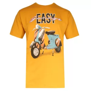 T-shirt Vespa Easy Garage ocre