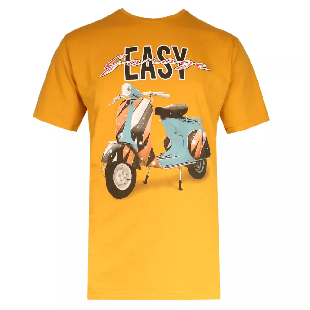 T-shirt Vespa Easy Garage ocre -3XL