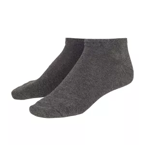 4 Paires Chaussettes Sneaker Mélange de gris foncé-43/46