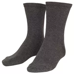 2 Paires de Chaussettes extra large Mélange de gris foncé