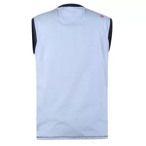 T-shirt bleu clair sans manche 3XL à 10XL-4XL