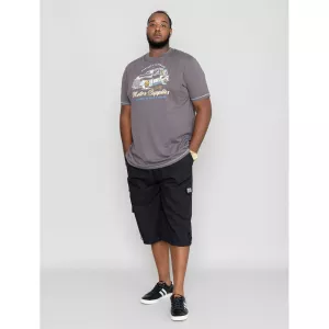 T-shirt Duke imprimé Old Car Gris-6XL