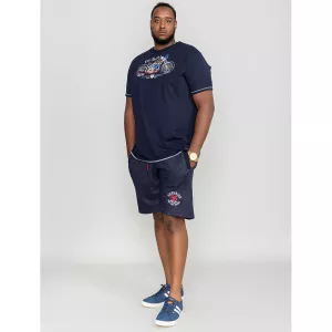 T-shirt Duke Old Motorcycle bleu marine-5XL