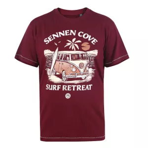 T-shirt D555 VW Sennen Cove Aubergine -5XL