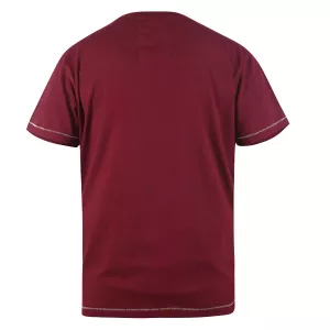 T-shirt D555 VW Sennen Cove Aubergine -4XL